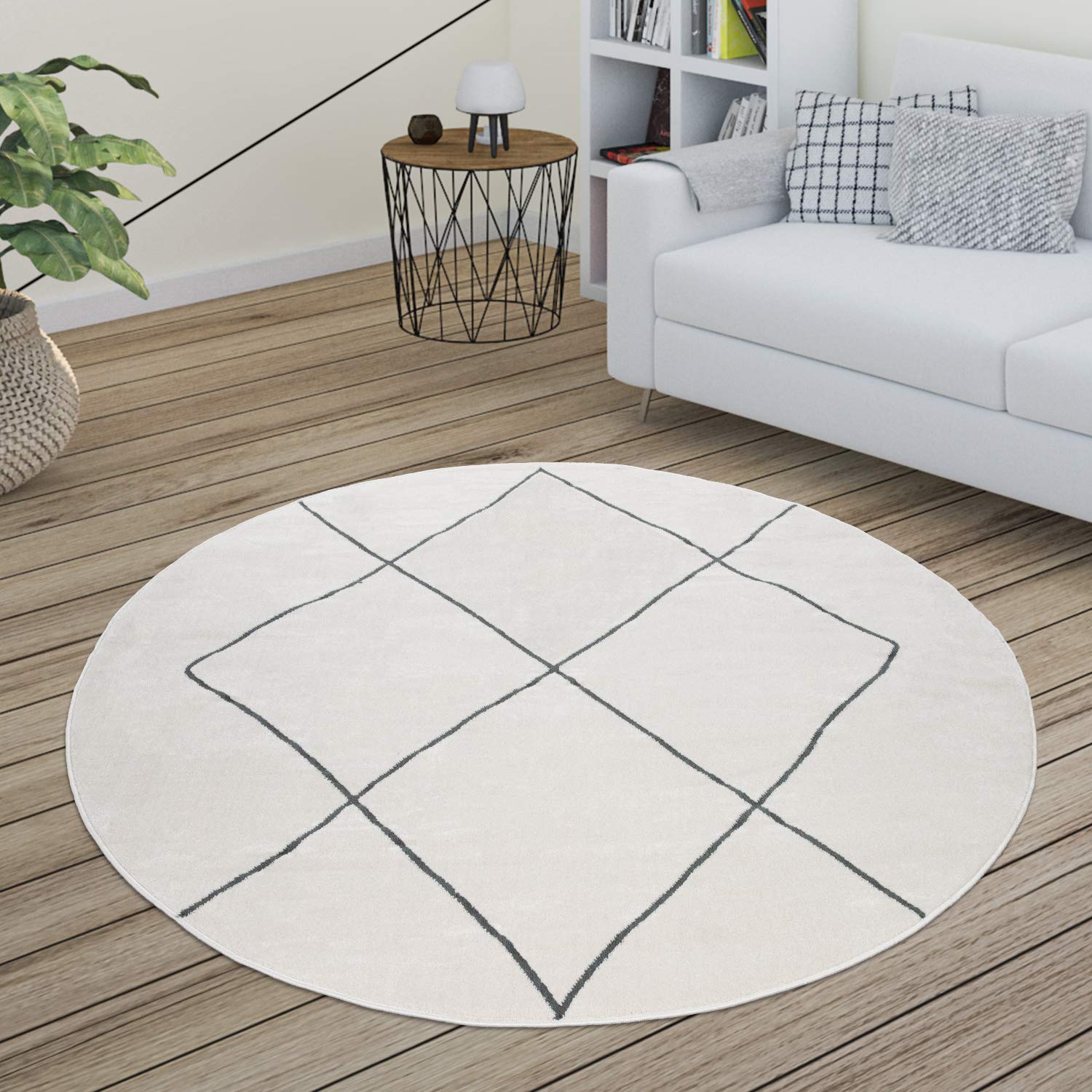 paco-home-metro-teppich-rund-120-cm-wei-2-skandi-rauten image 8