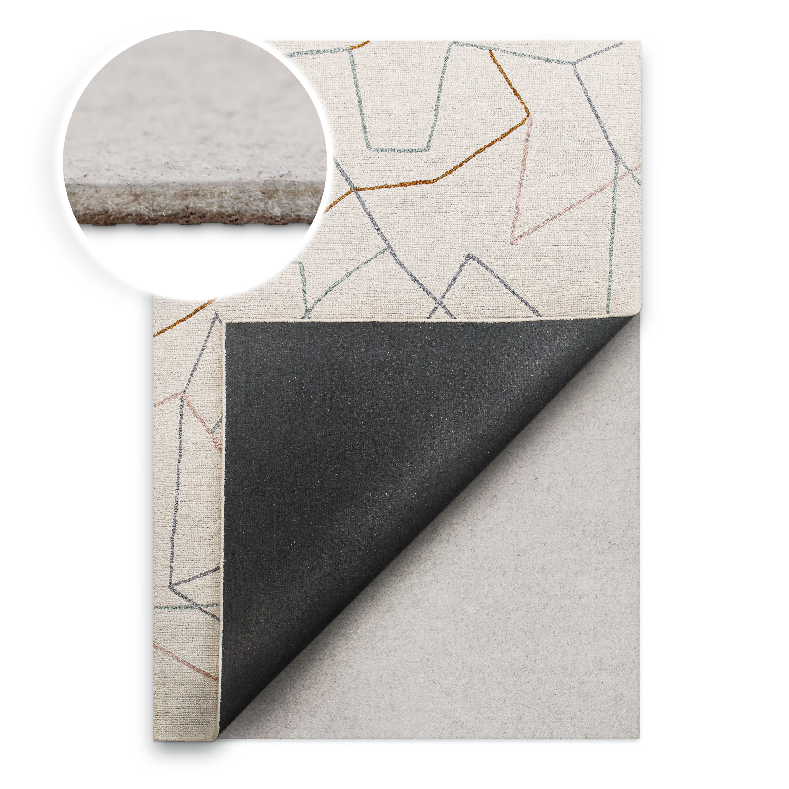 weconhome-premium-rugpad-teppichunterlage-100-recyceltes-polyester-eckig-quadrat image 1