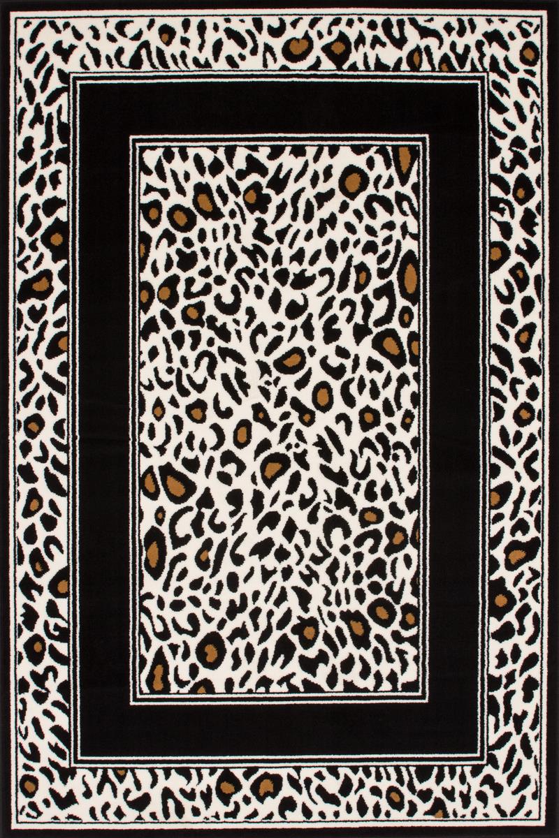 kayoom-sona-7280-teppich-mit-leo-print-flachflor-exotisches-design-verschiedene- image 1
