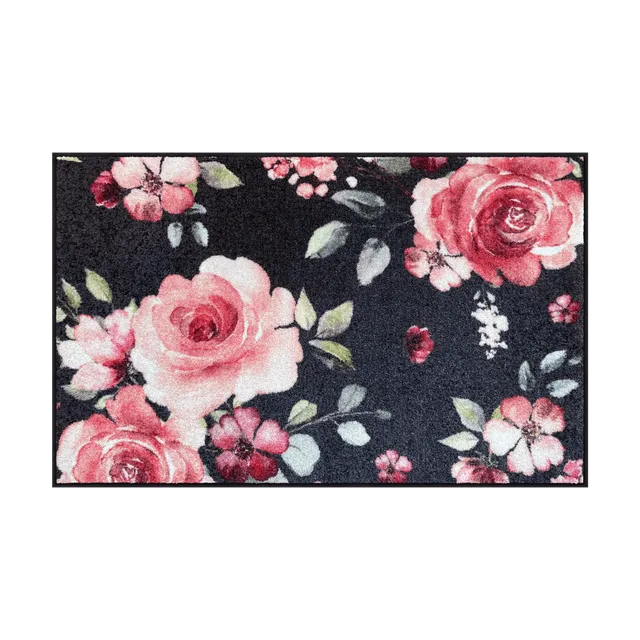 salonloewe-beverly-teppich-75-x-120-cm-waschbar-blumenmotiv-in-rosat-nen image 1