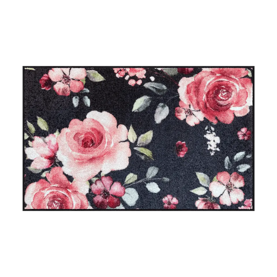 salonloewe-beverly-teppich-75-x-120-cm-waschbar-blumenmotiv-in-rosat-nen image 1