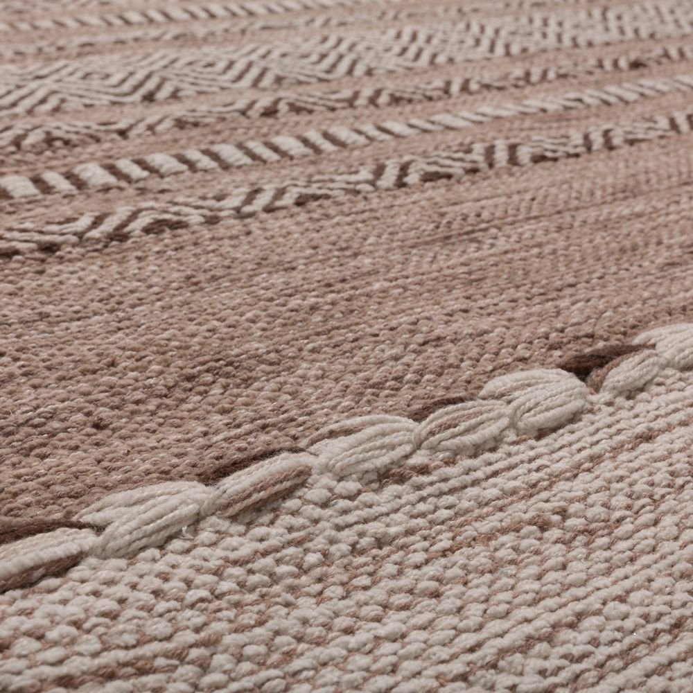 paco-home-kelim-teppich-60x110-cm-beige-handgewebter-baumwollteppich-mit-fransen image 4