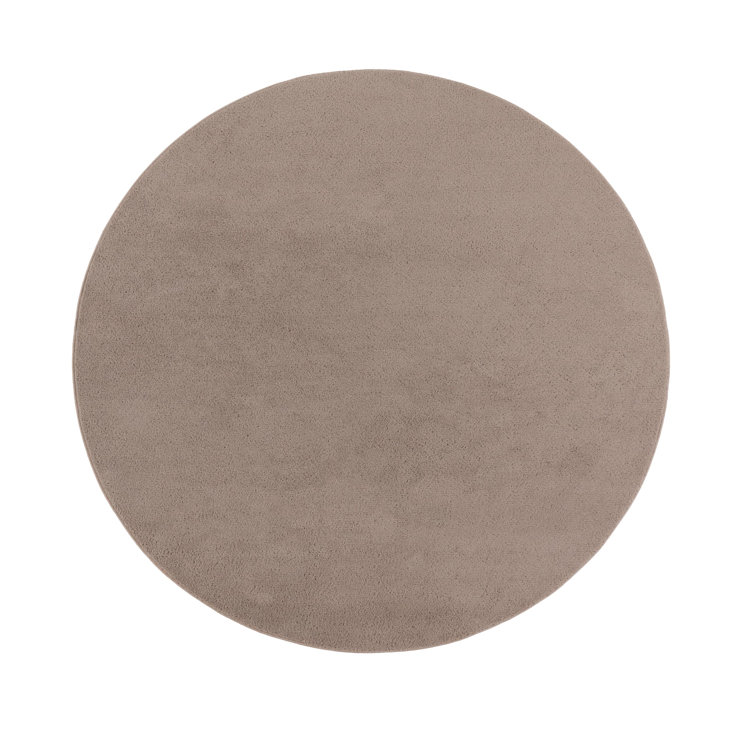 paco-home-kurzflor-teppich-taupe-80-cm-rund-einfarbig image 8