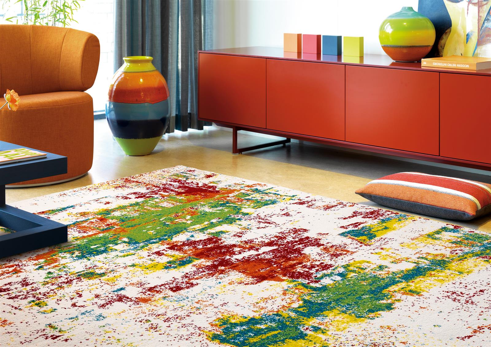 kayoom-move-4440-kurzflorteppich-modernes-design-strapazierf-hig image 2