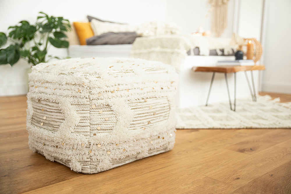 kayoom-bohist-425-pouf-boho-stil-fransen-quasten-sitzhocker image 4