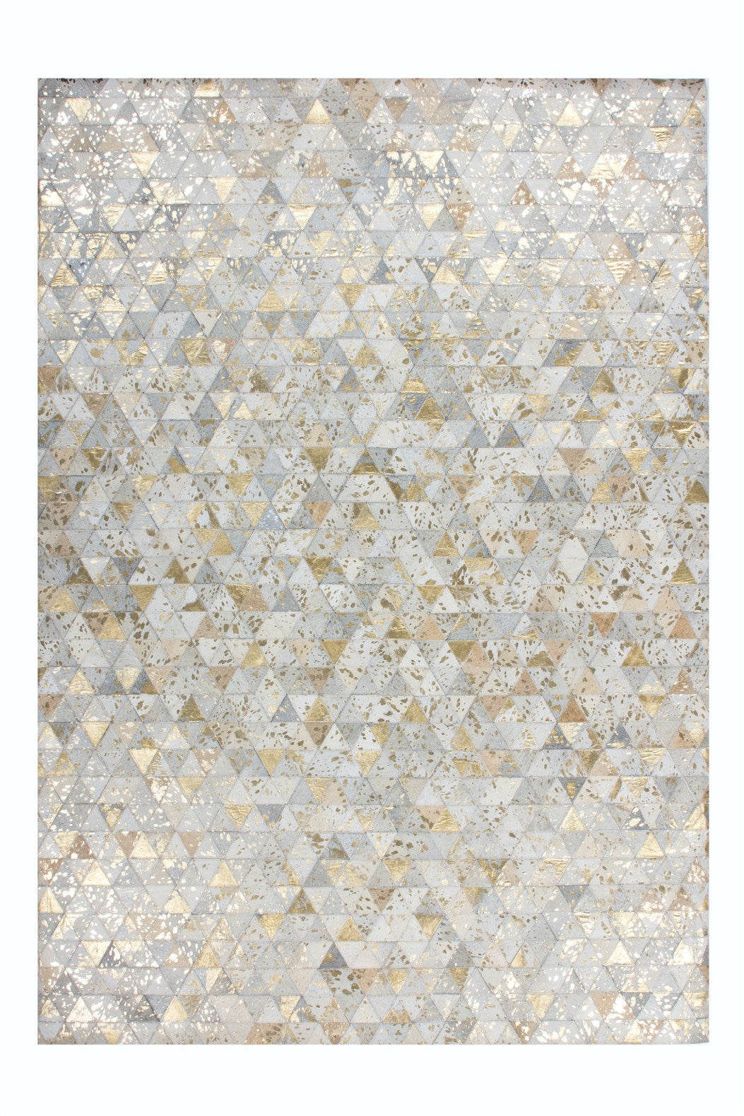 kayoom-rocket-410-lederteppich-patchwork-design-mit-metallic-applikationen image 1