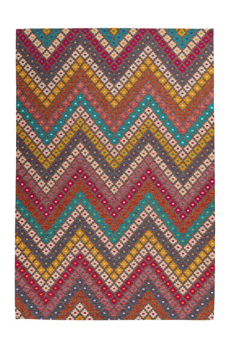 kayoom-primavera-225-flachflorteppich-bunt-modern-pflegeleicht image 4