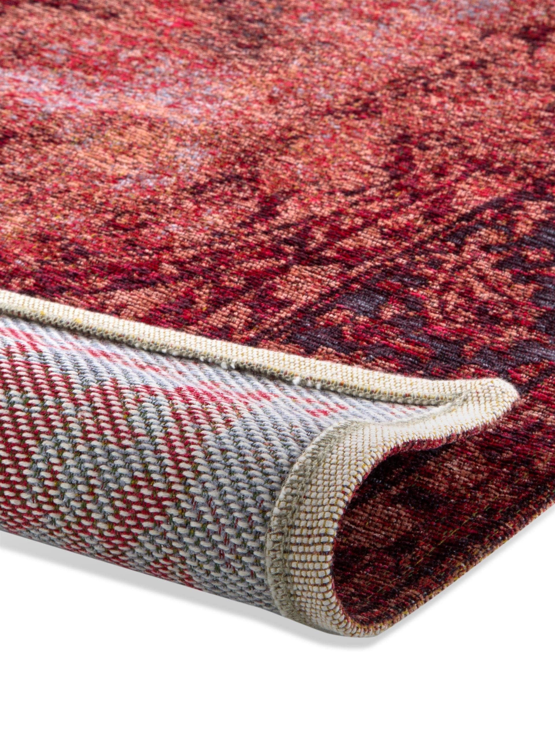 benuta-flachgewebeteppich-tosca-rot-75x165-cm-74-polyester-25-baumwolle-vintage- image 3