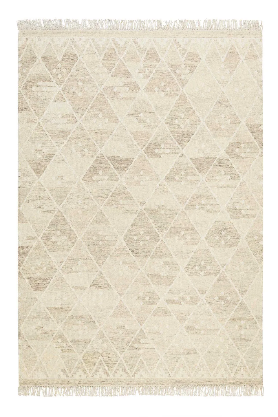 weconhome-green-looop-kelim-vermont-beige-braun-meliert-wolle image 1