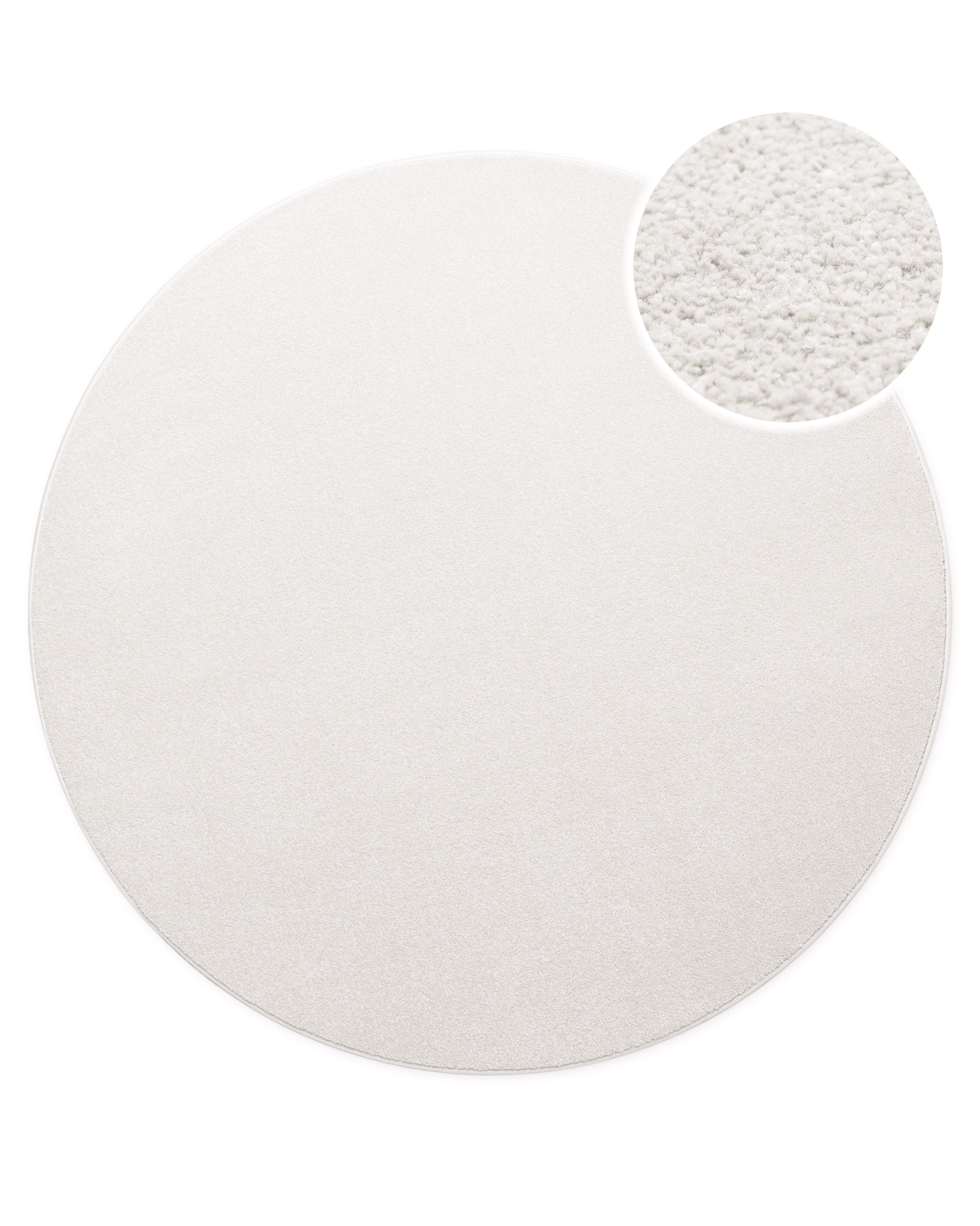 weconhome-basics-freja-kurzflorteppich-rund-creme-wei image 1