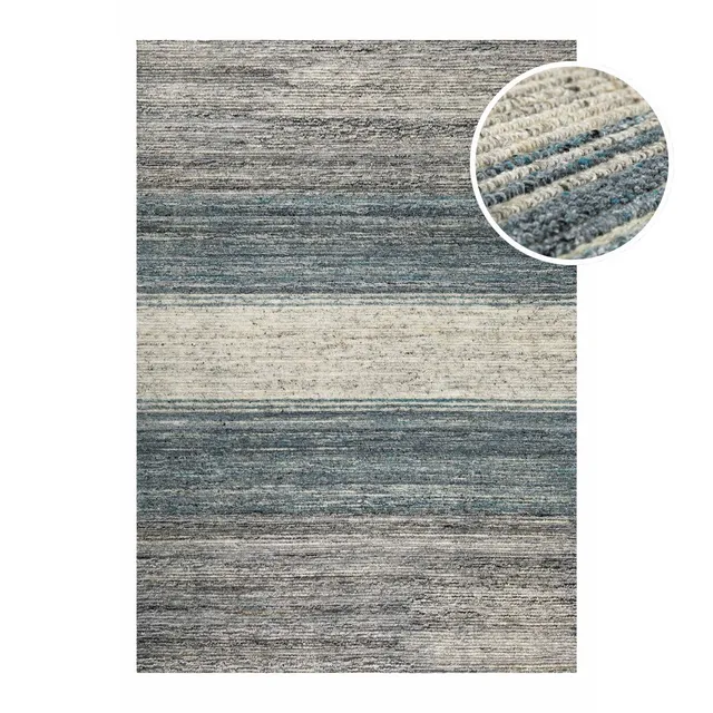 weconhome-hamptons-twentyfour-kurzflor-teppich-grau-blau-meliert image 1