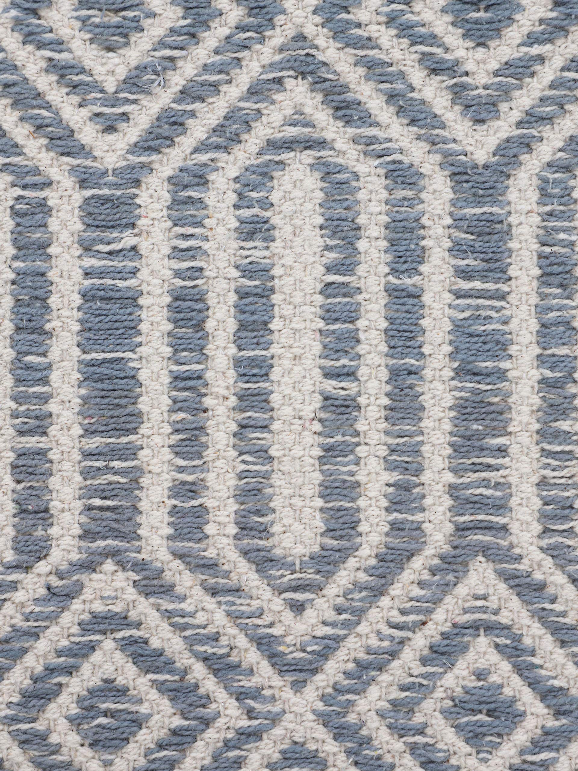 carpetfine-kelim-oregan-teppich-grau-80x150-cm-flachgewebe-baumwolle image 6