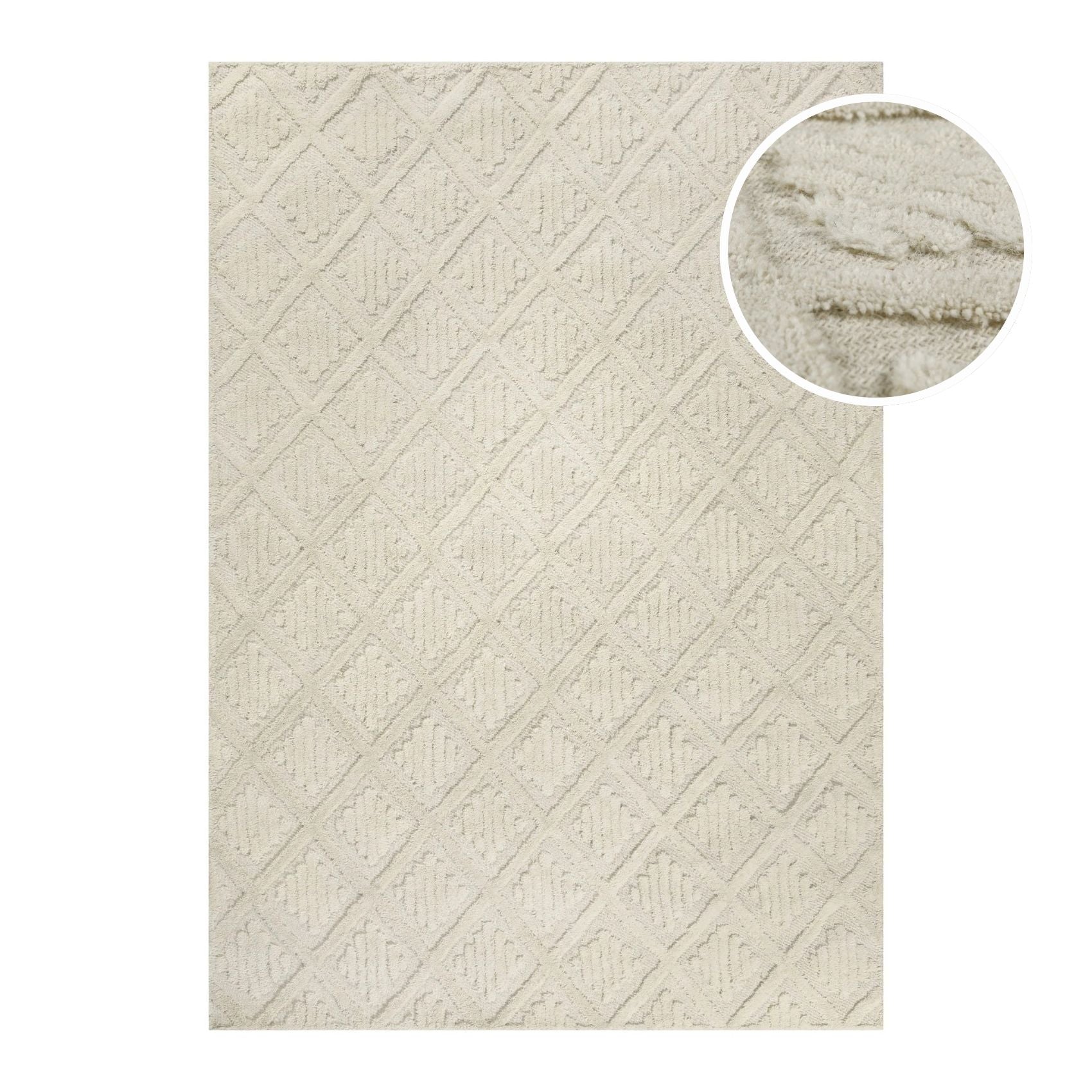 weconhome-kurzflor-teppich-hamptons-seventeen-creme-wei-schurwolle-verschiedene- image 1