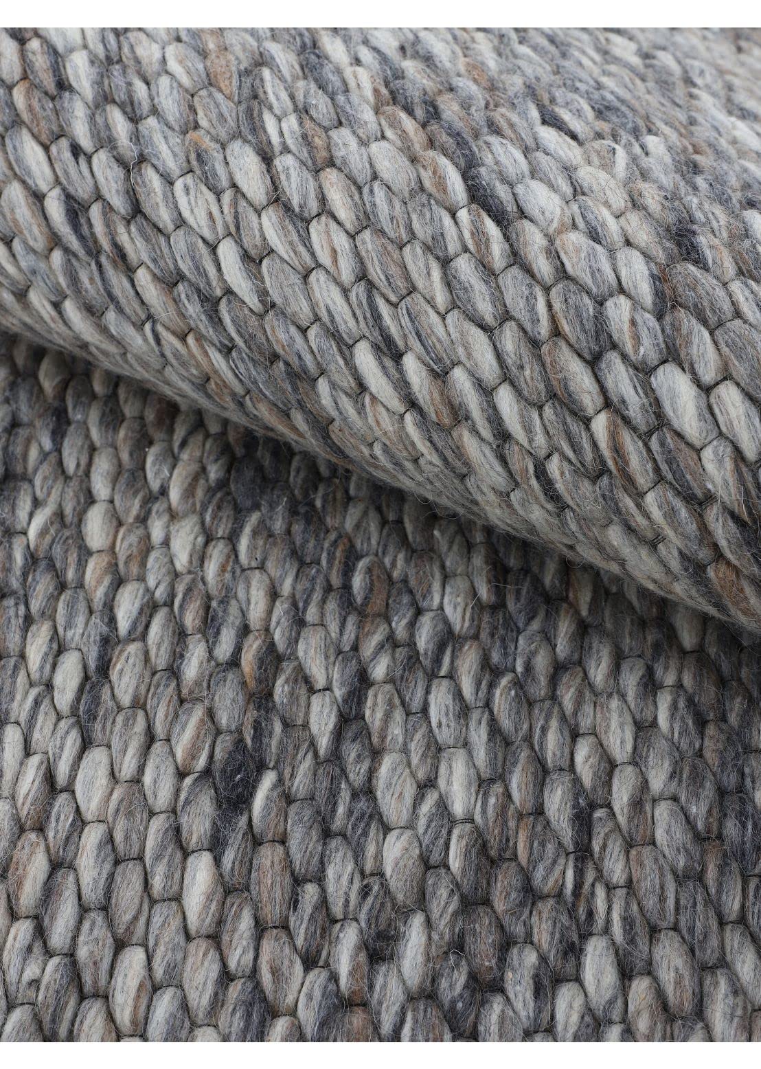 carpetfine-wollteppich-sina-natur-rund-grau-meliert-80-cm-wolle image 7