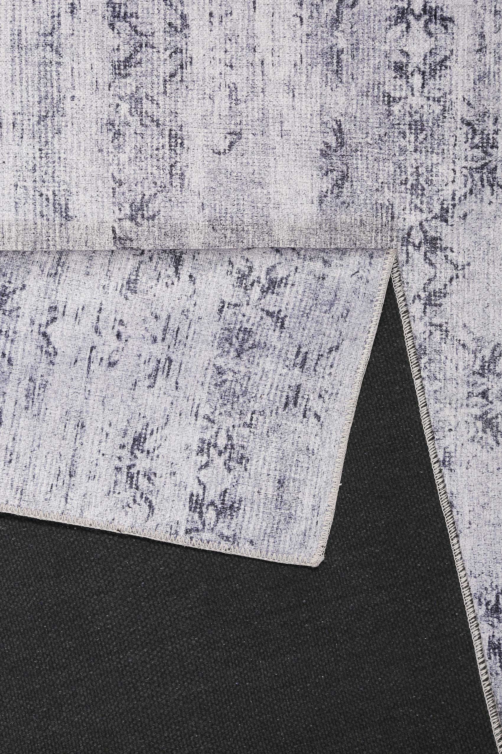 weconhome-vintage-teppich-alaska-grau-silber-maschinengewebter-kurzflor-oeko-tex image 3