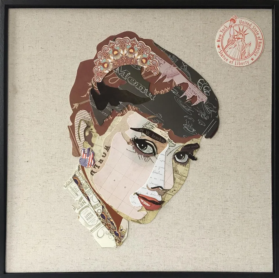 kayoom-papier-wandbild-actress-52x52-cm-leinwanddruck image 1