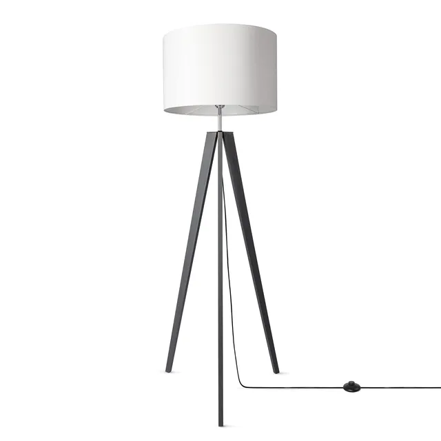paco-home-volta-stativ-stehlampe-mit-stoffschirm-e27 image 1