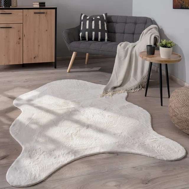 paco-home-kunstfell-teppich-fell-form-creme-120x160-cm-waschbar image 1