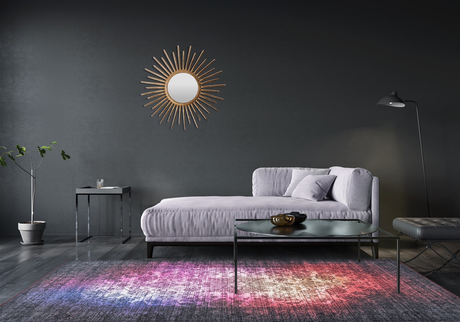 kayoom-galaxy-1125-flachflorteppich-vintage-design-verwaschungen-verschiedene-fa image 2