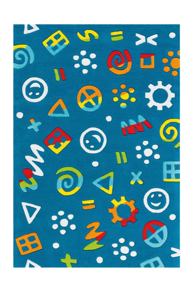 kayoom-spirit-glowy-3146-kinderteppich-mit-leuchtgarn-120x160-cm image 1