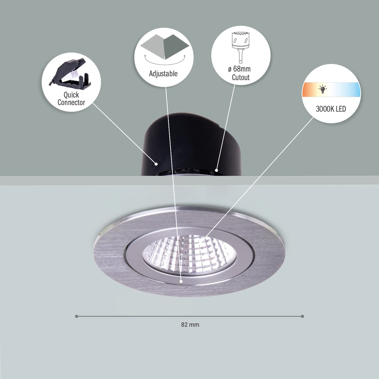 paco-home-led-einbaustrahler-schwenkbar-deckenspot-aluminium image 5