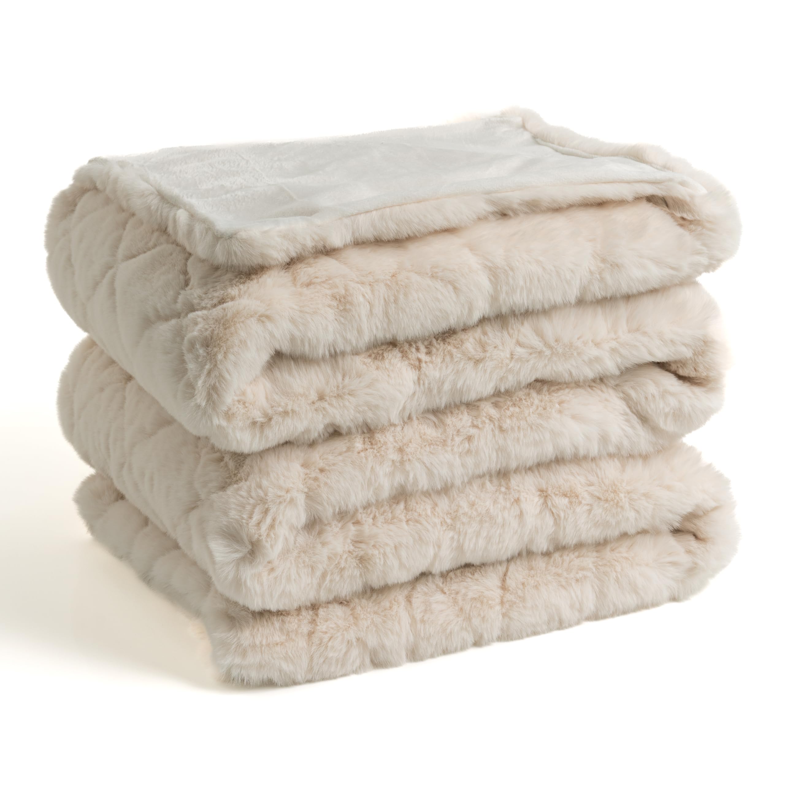 paco-home-kuscheldecke-rautenmuster-200x240cm-creme image 6