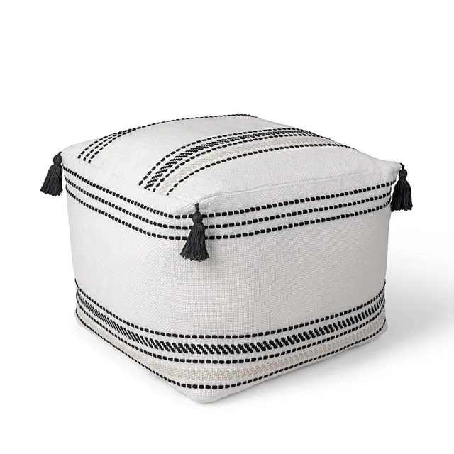 paco-home-in-outdoor-sitzsack-sessel-ohne-f-llung-schwarz-wei-50x50x40-cm-100-po image 1