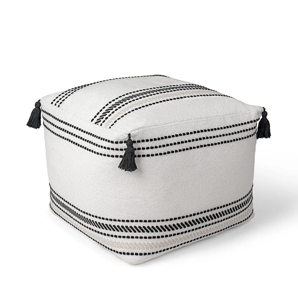 paco-home-in-outdoor-sitzsack-sessel-ohne-f-llung-schwarz-wei-50x50x40-cm-100-po image 1