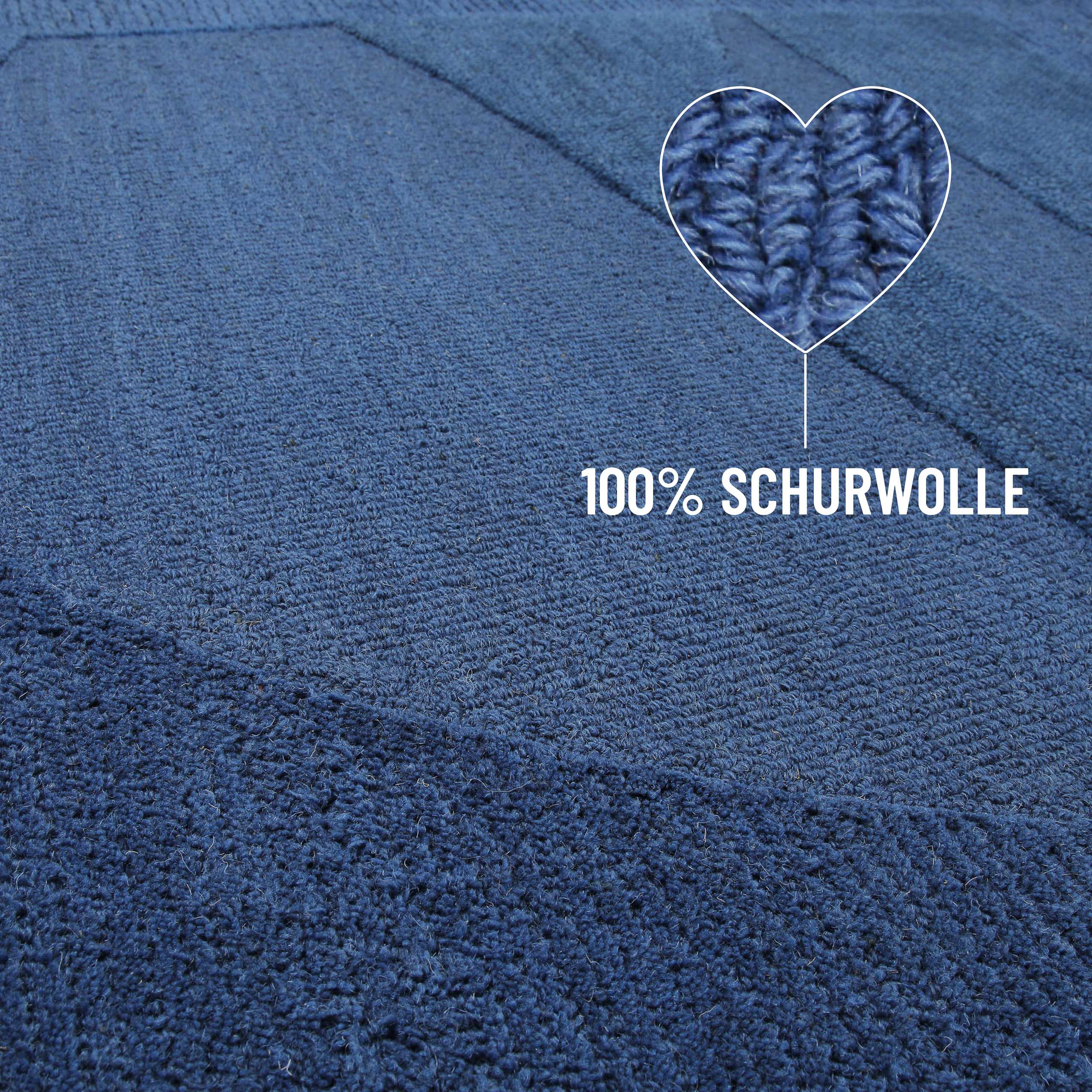 weconhome-dodo-kurzflorteppich-kobalt-blau-schurwolle image 7