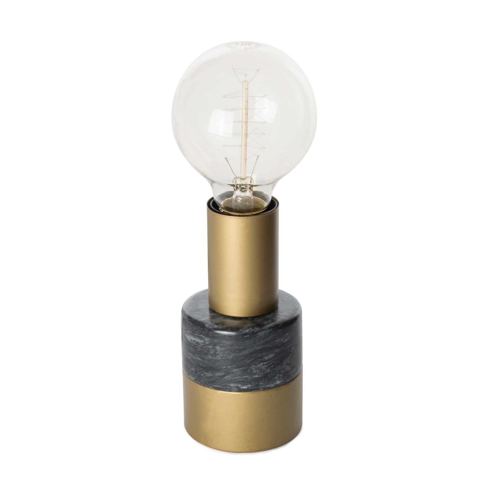 kayoom-lalande-tischlampe-minimalistisch-metall-marmor-freiliegende-gl-hbirne image 1