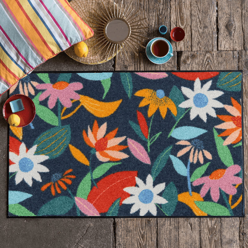 salonloewe-elvy-allover-eingangsmatte-50-x-75-cm-farbenfrohes-blumenmuster-wasch image 2