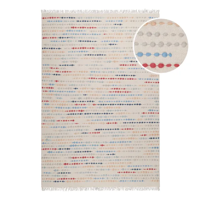 weconhome-maddie-wollteppich-creme-beige-punkte image 1