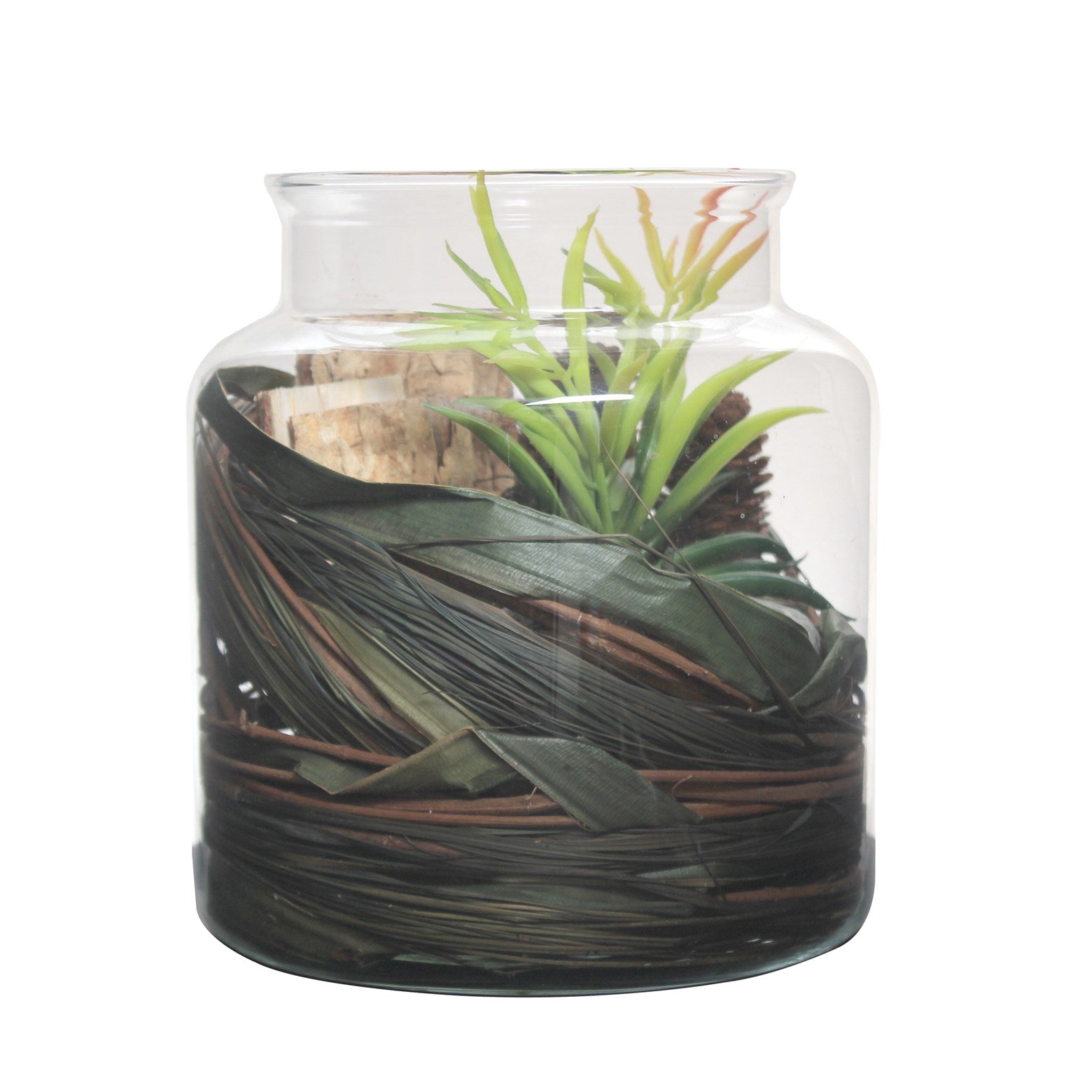 kayoom-dekoglas-flora-810-natural-handgefertigt-transparentes-glas-mit-pflanzena image 4