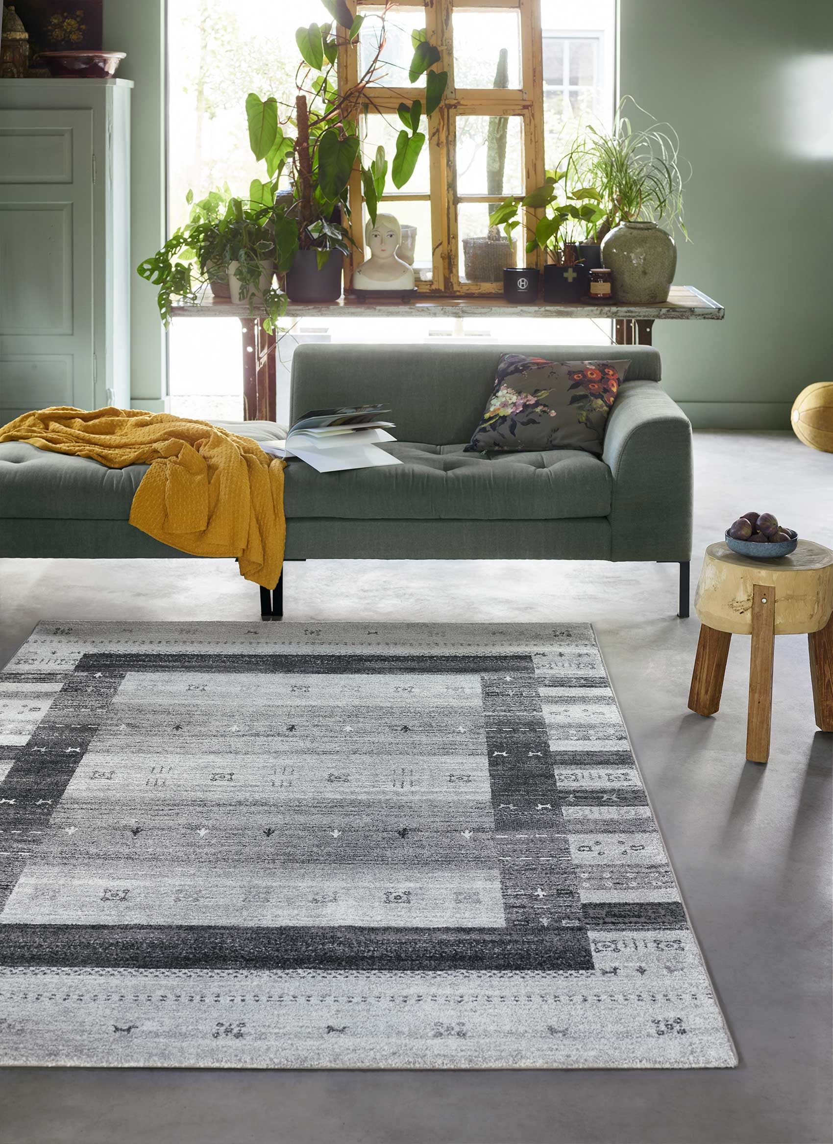 weconhome-kurzflor-teppich-igor-grau-silber-eckig-gewebt image 8