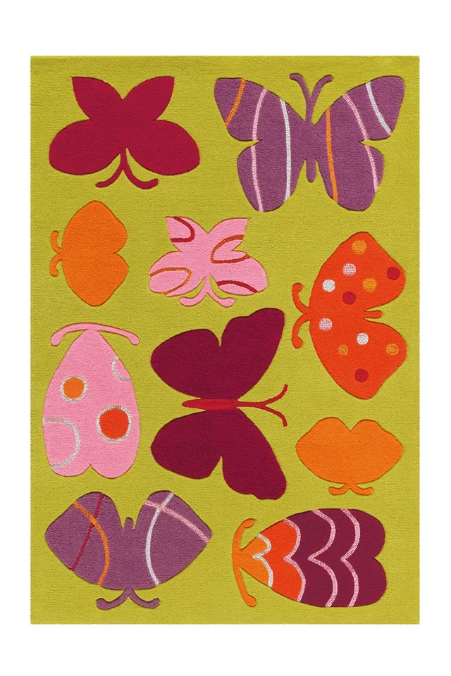 kayoom-spirit-glowy-3140-kinderteppich-mit-leuchtgarn-bunt-verschiedene-gr-en image 1