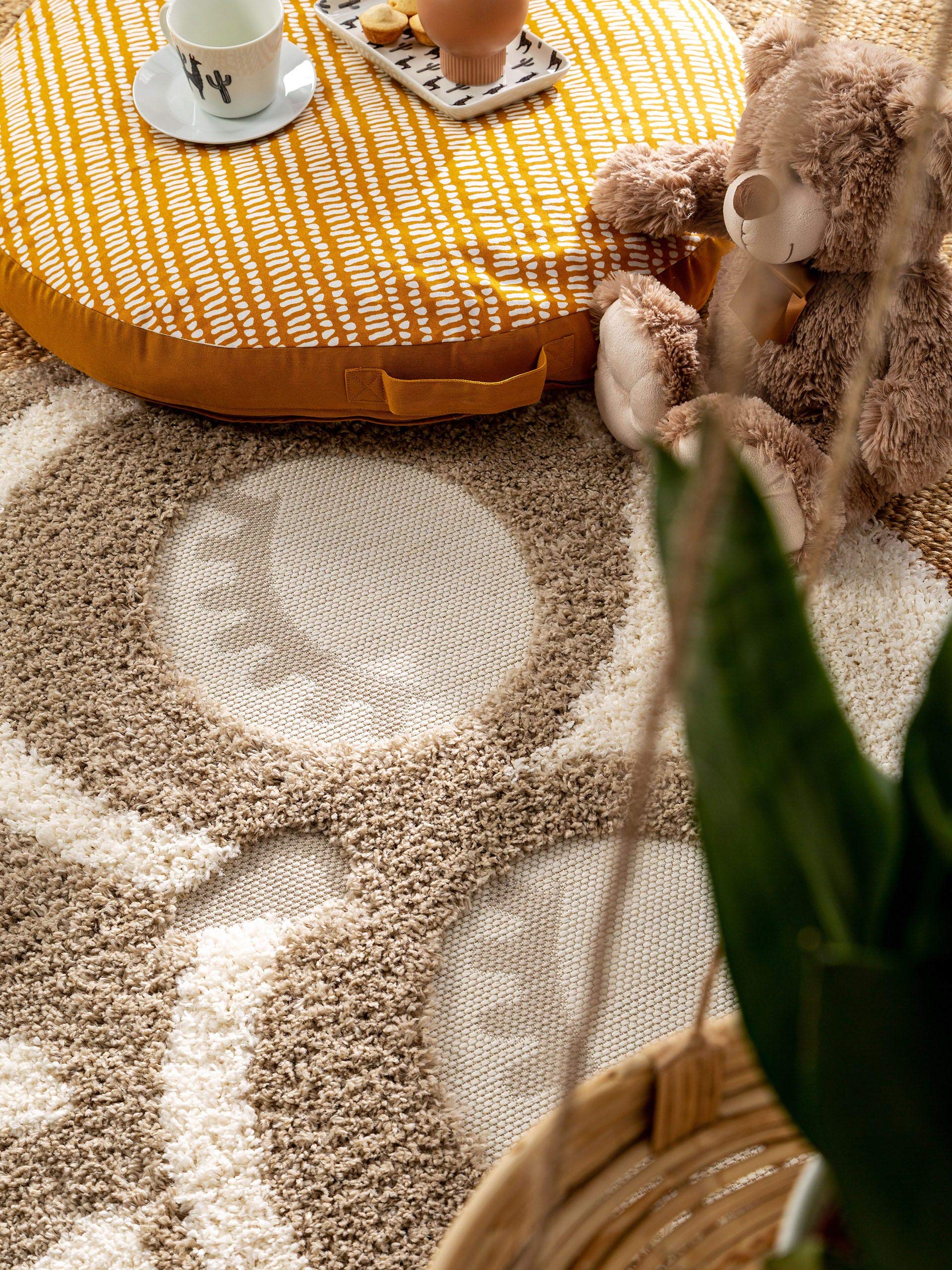 benuta-kids-teppich-carlo-rund-120-cm-cream-taupe-polypropylen-3-d-tiermotiv-f-r image 3