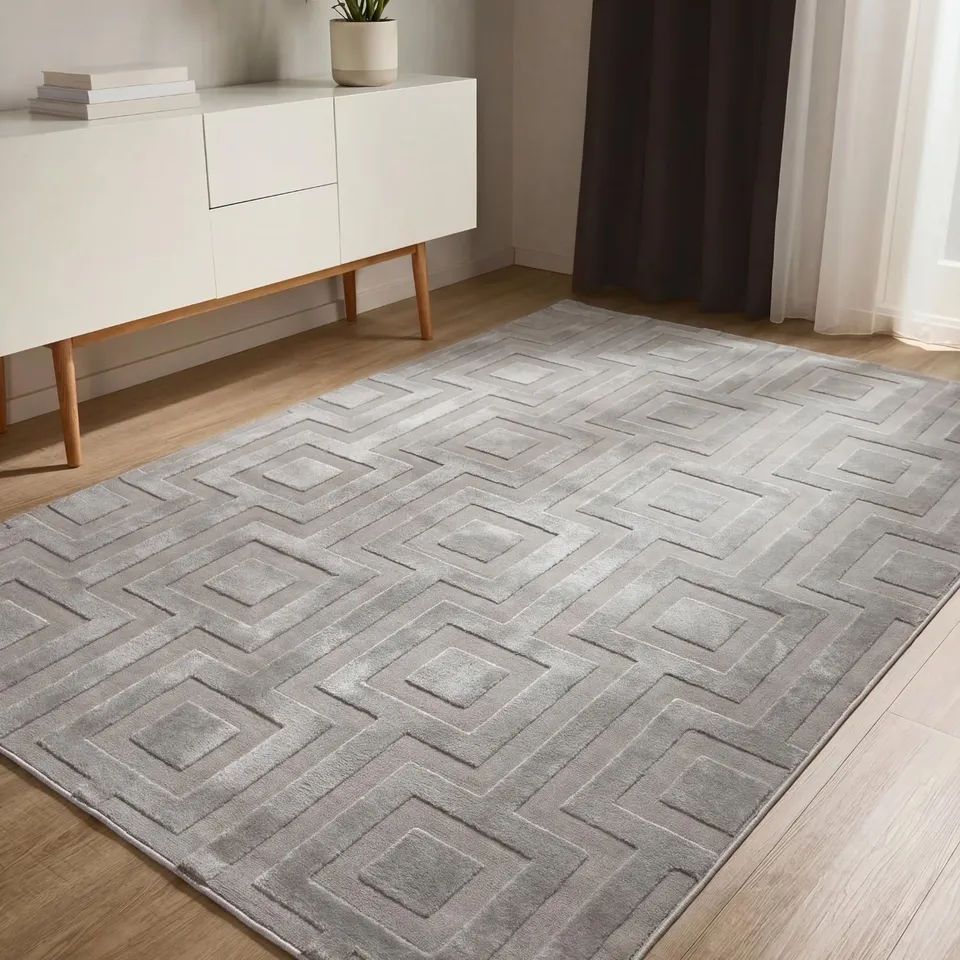 benuta-basic-teppich-claire-grau-geometrisch-retro-120x170-cm image 1