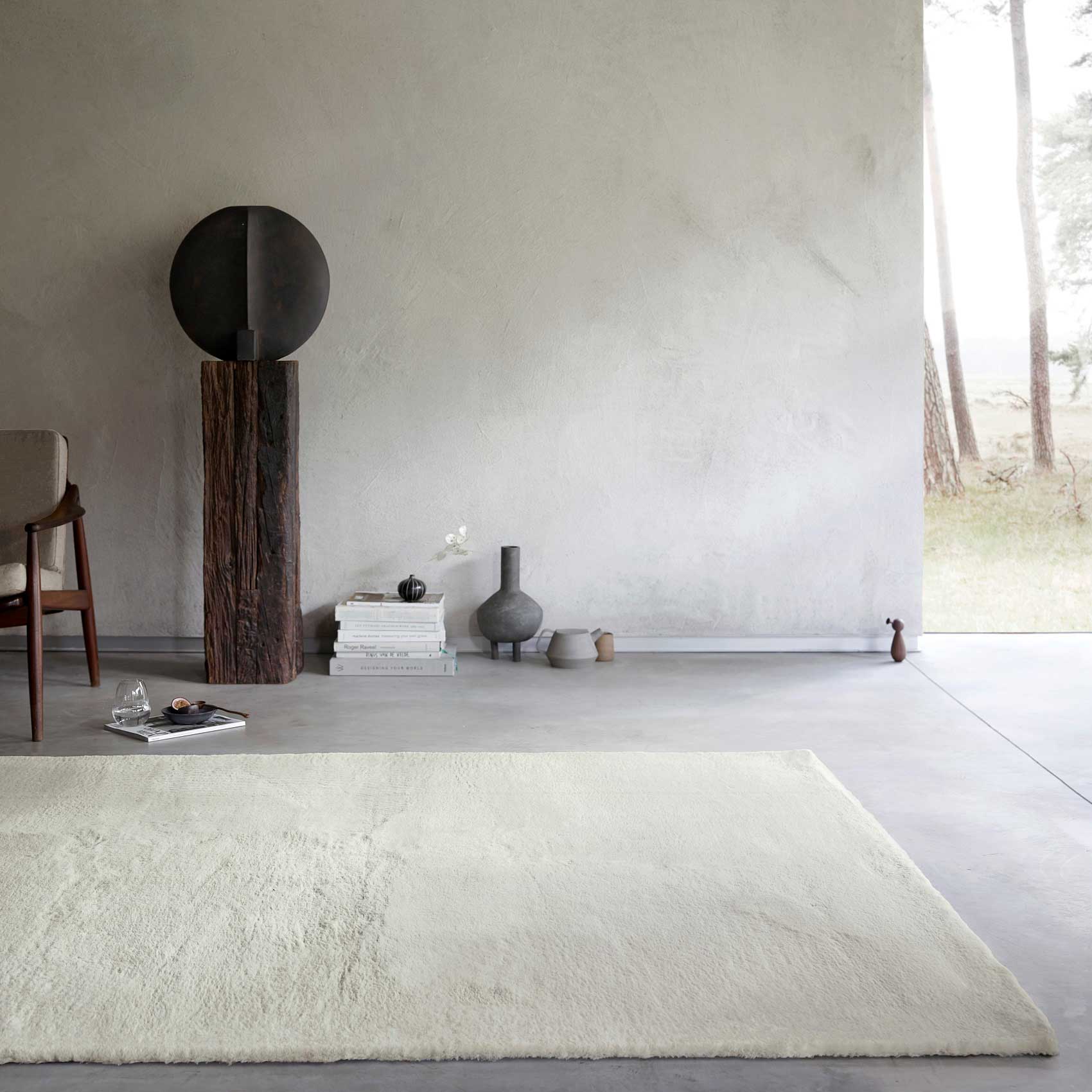 weconhome-basics-anna-kunstfell-teppich-creme-beige-flauschiger-hochflor-aus-100 image 2