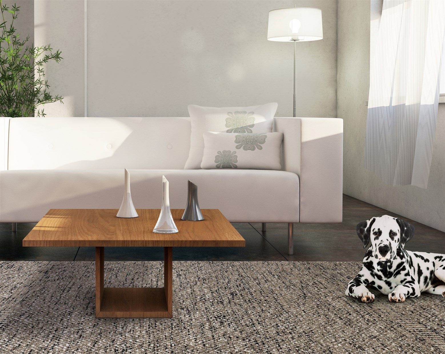 kayoom-chic-8140-teppich-grau image 2