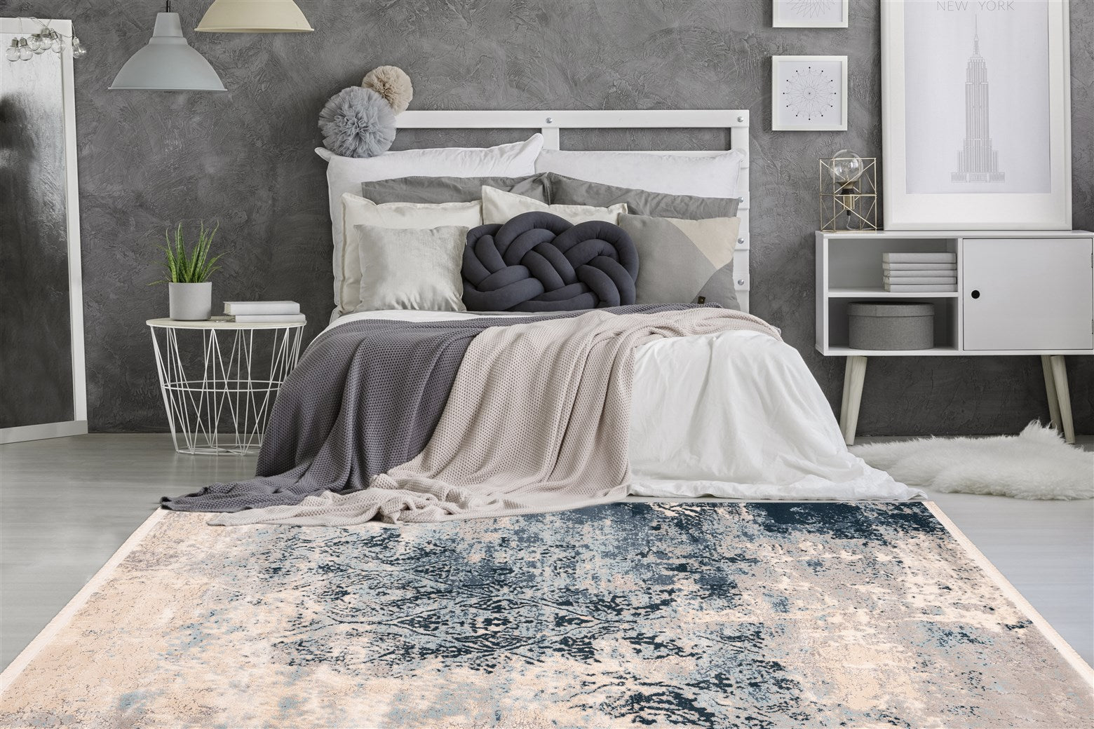 kayoom-palace-525-attraktiver-teppich-mit-vintage-charme-in-dezenten-farben image 2