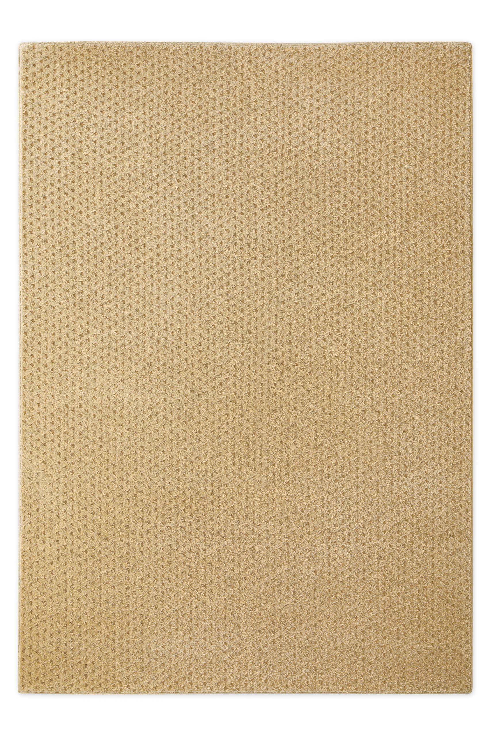 weconhome-castello-three-kurzflor-teppich-aus-schurwolle-in-sand-beige-handgeweb image 2