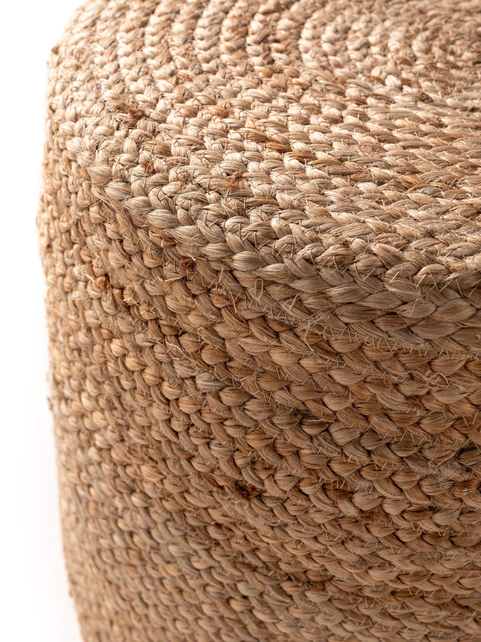 benuta-pure-jute-pouf-jutta-hellbraun-40x40-cm-handgefertigter-zylindrischer-pou image 4