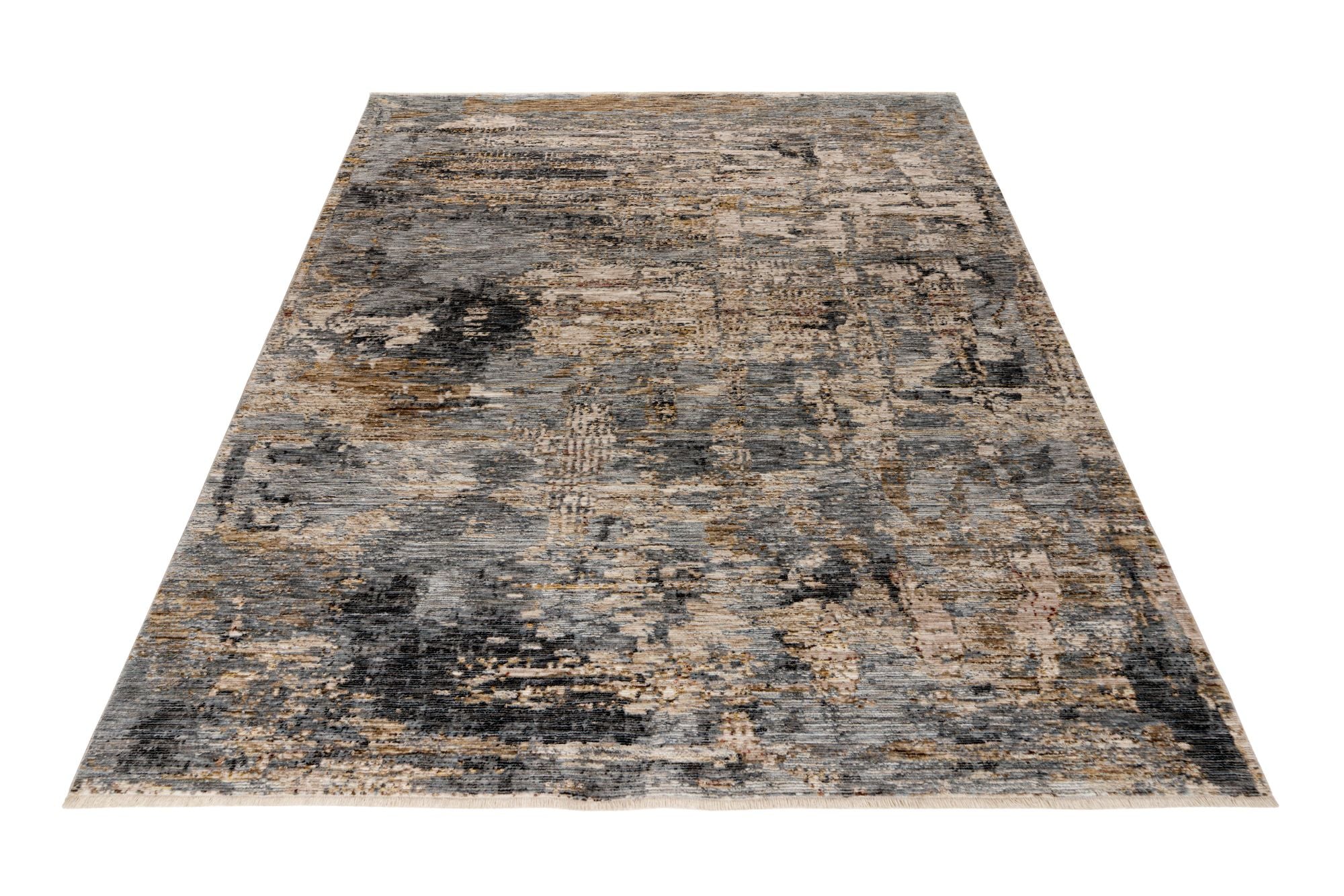 kayoom-pono-723-moderner-kurzflorteppich-im-abstrakten-taupe-design image 3