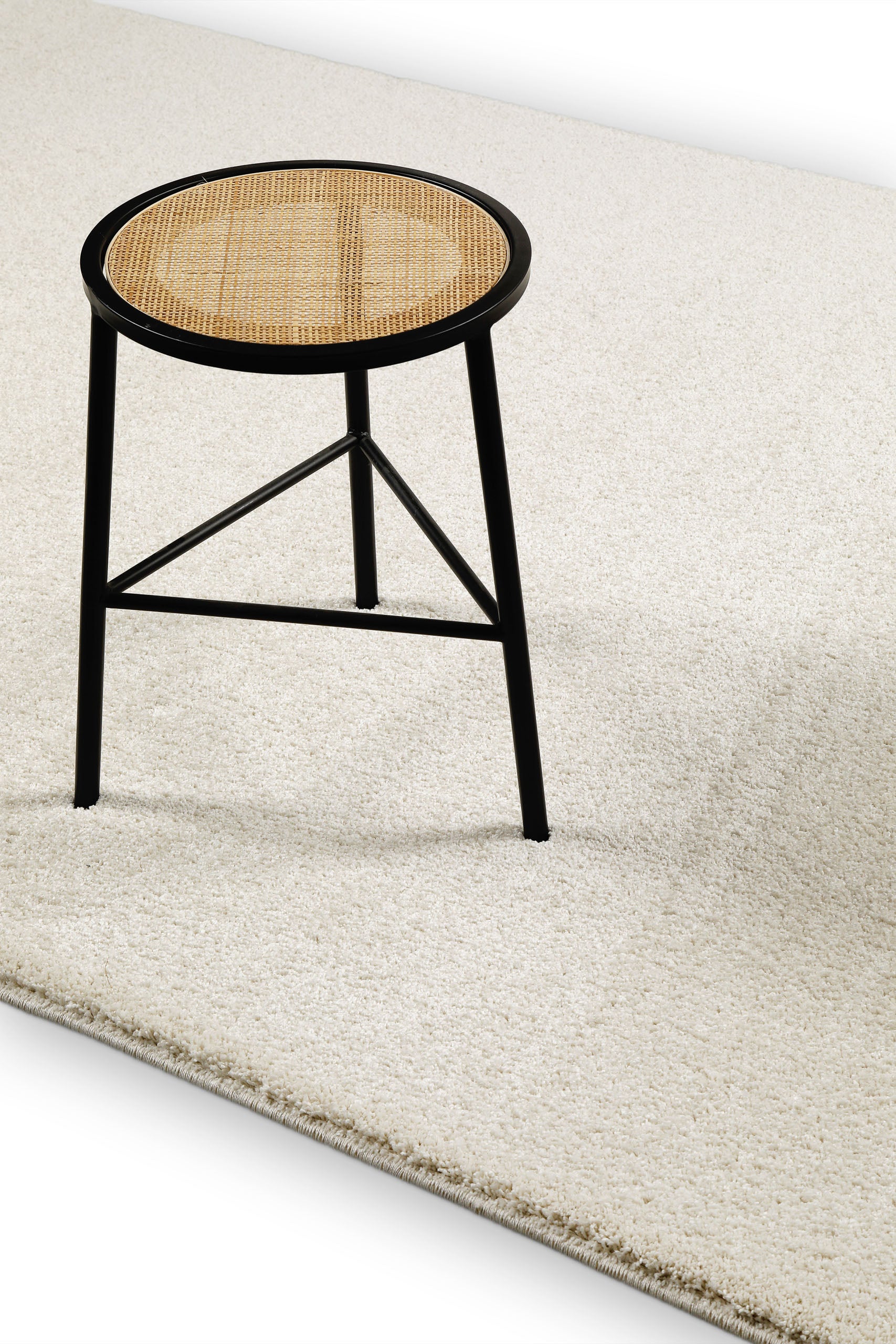 weconhome-basics-nova-kurzflorteppich-creme-wei-maschinell-gewebt-pflegeleicht image 6