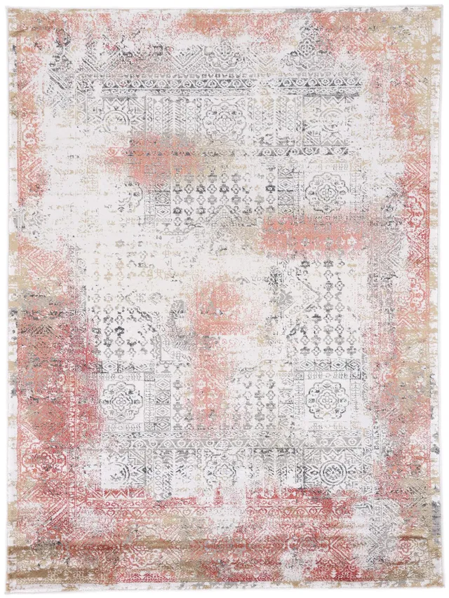 carpetfine-vintage-teppich-lyia-orange-120x170-cm image 1