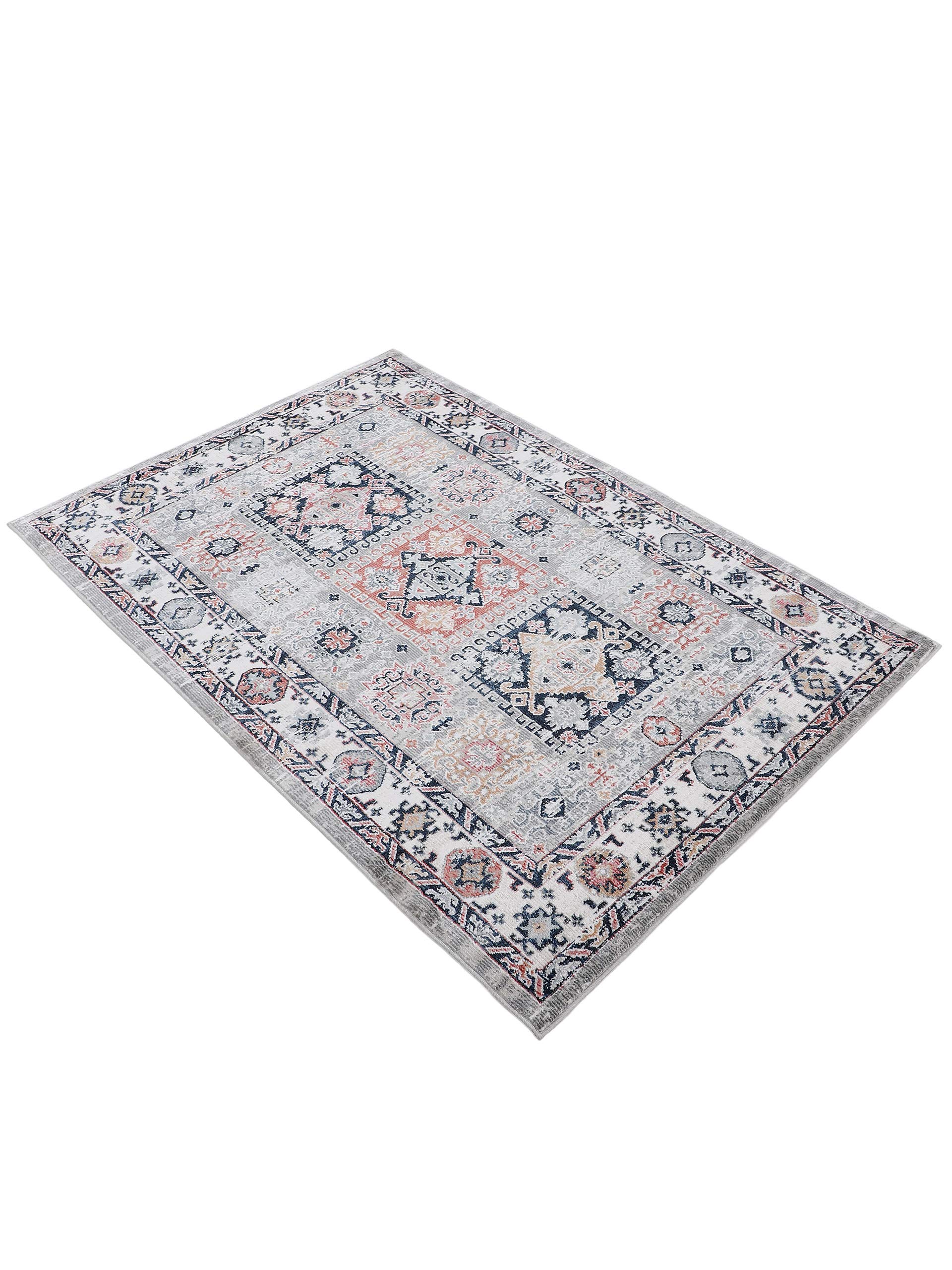 carpetine-kazach-teppich-hellgrau-80x150-cm-moderner-vintage-look-100-polypropyl image 2