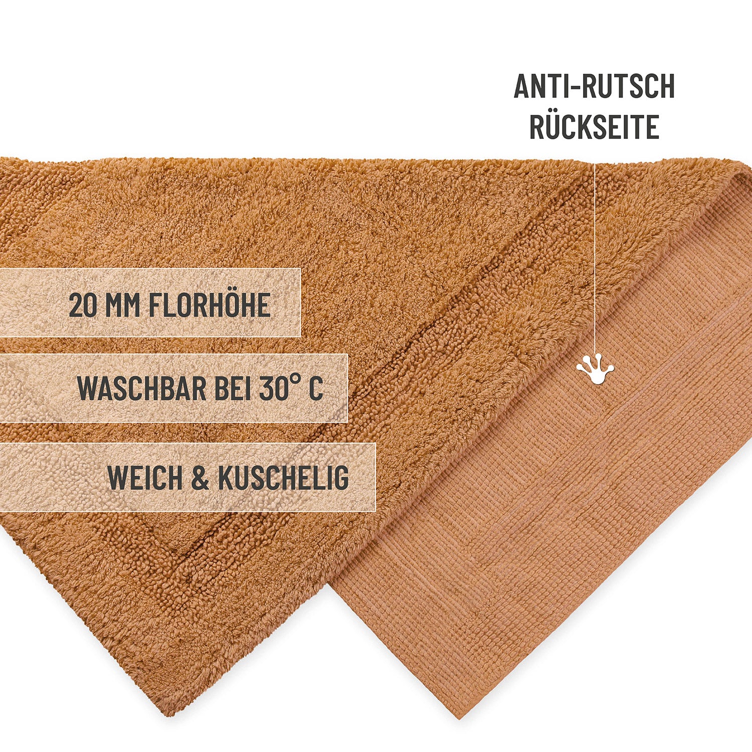 weconhome-basics-badteppich-knut-terrakotta-baumwolle-eckig-rund image 6
