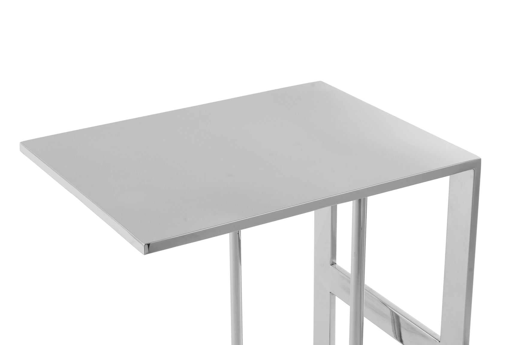 kayoom-beistelltisch-sten-125-edelstahl-30x40x60-cm-c-form-silber image 7