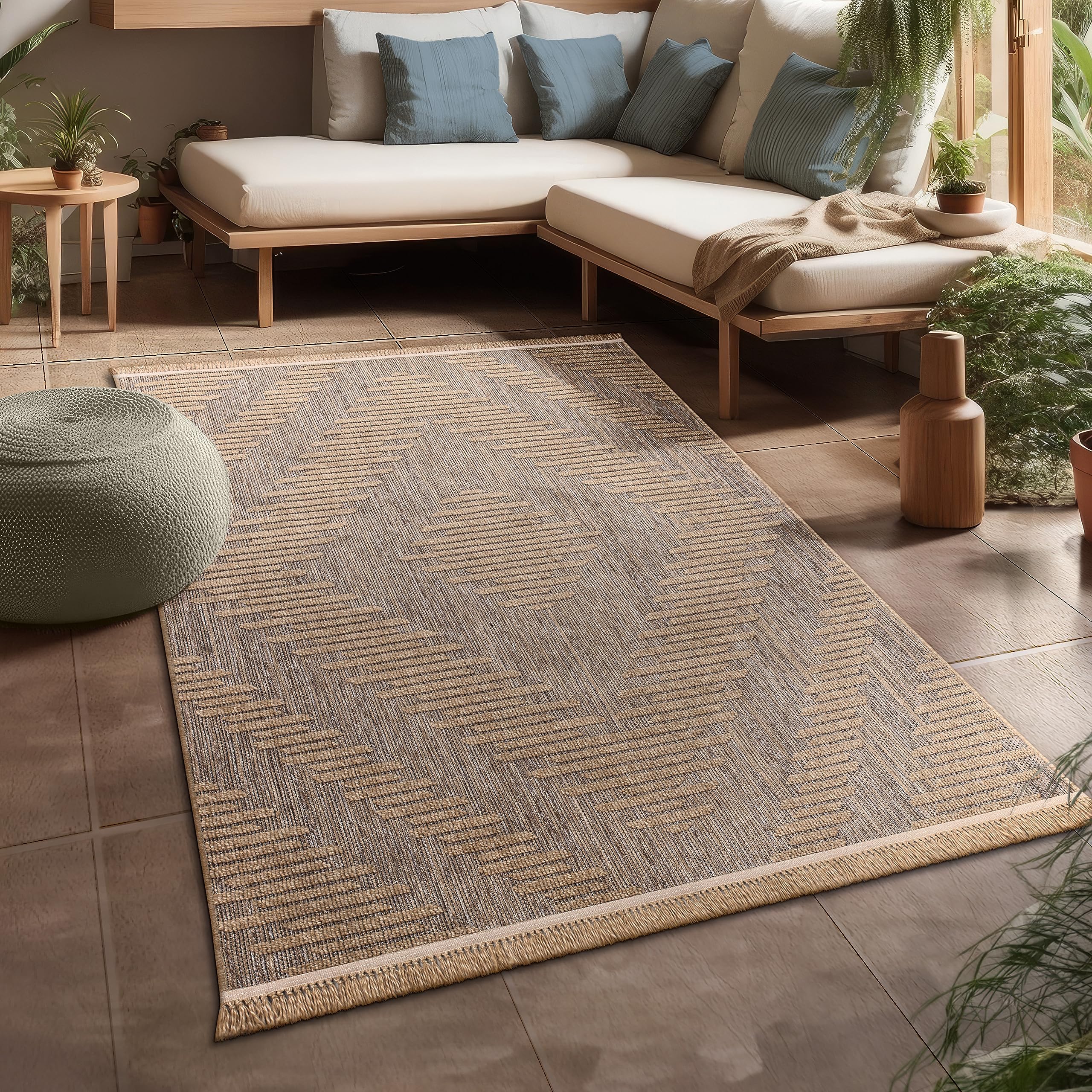 paco-home-outdoor-teppich-jute-sisal-optik-beige-160x220-cm-wetterfest-langlebig image 2