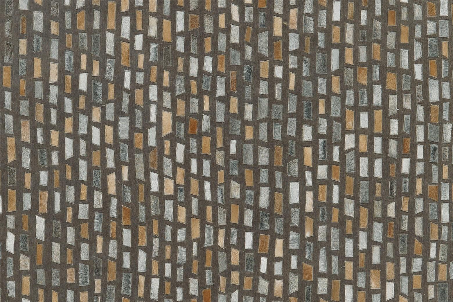 kayoom-wild-8022-flachflorteppich-patchwork-optik-leder-wolle-polyester image 8